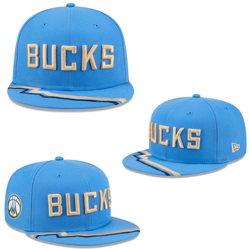 2025 NBA Milwaukee Bucks Hat TX202503071->nba hats->Sports Caps
